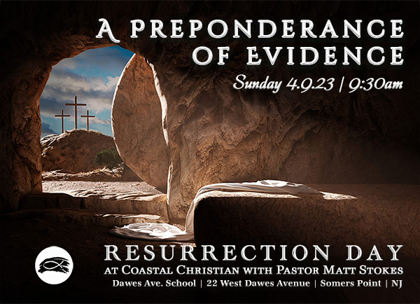 Come join us as we celebrate Easter, the Resurrection of our Saviour! We have so much reason to REJOICE!! Jesus overcame the grave & He is ALIVE forevermore!! You are invited to join us at Coastal Christian with Pastor Matt Stokes as we celebrate the triumphant Resurrection of our Lord & Saviour, Jesus Christ, in a family-friendly, Easter morning gathering. Come, and invite someone to come with you, to hear the GOOD NEWS!!