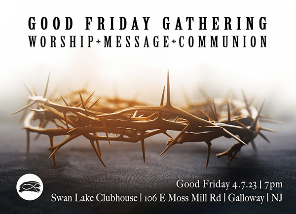 You are invited to a Coastal Christian family-friendly Good Friday Gathering with Pastor Matt Stokes. We will worship, hear a message and celebrate Communion together, as we remember our Lord and the sacrifice He made for us all!